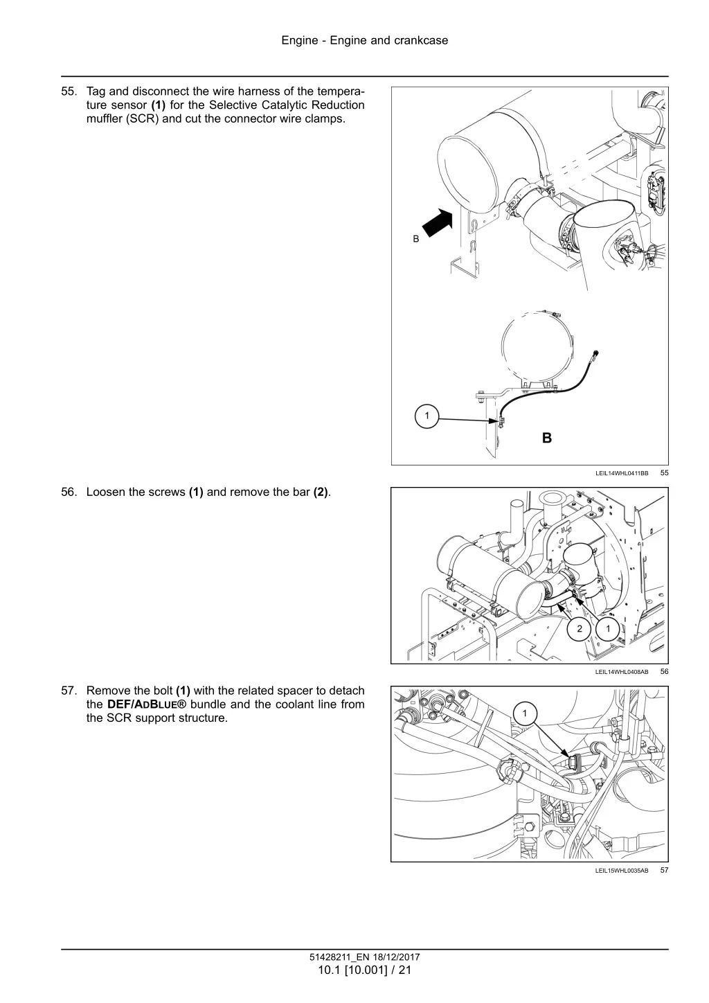 engine engine and crankcase 18