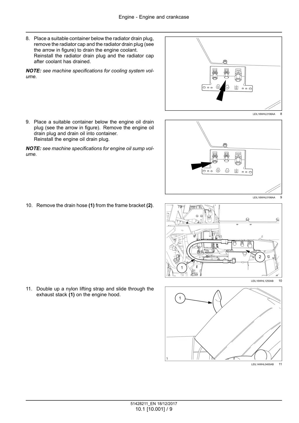 engine engine and crankcase 6