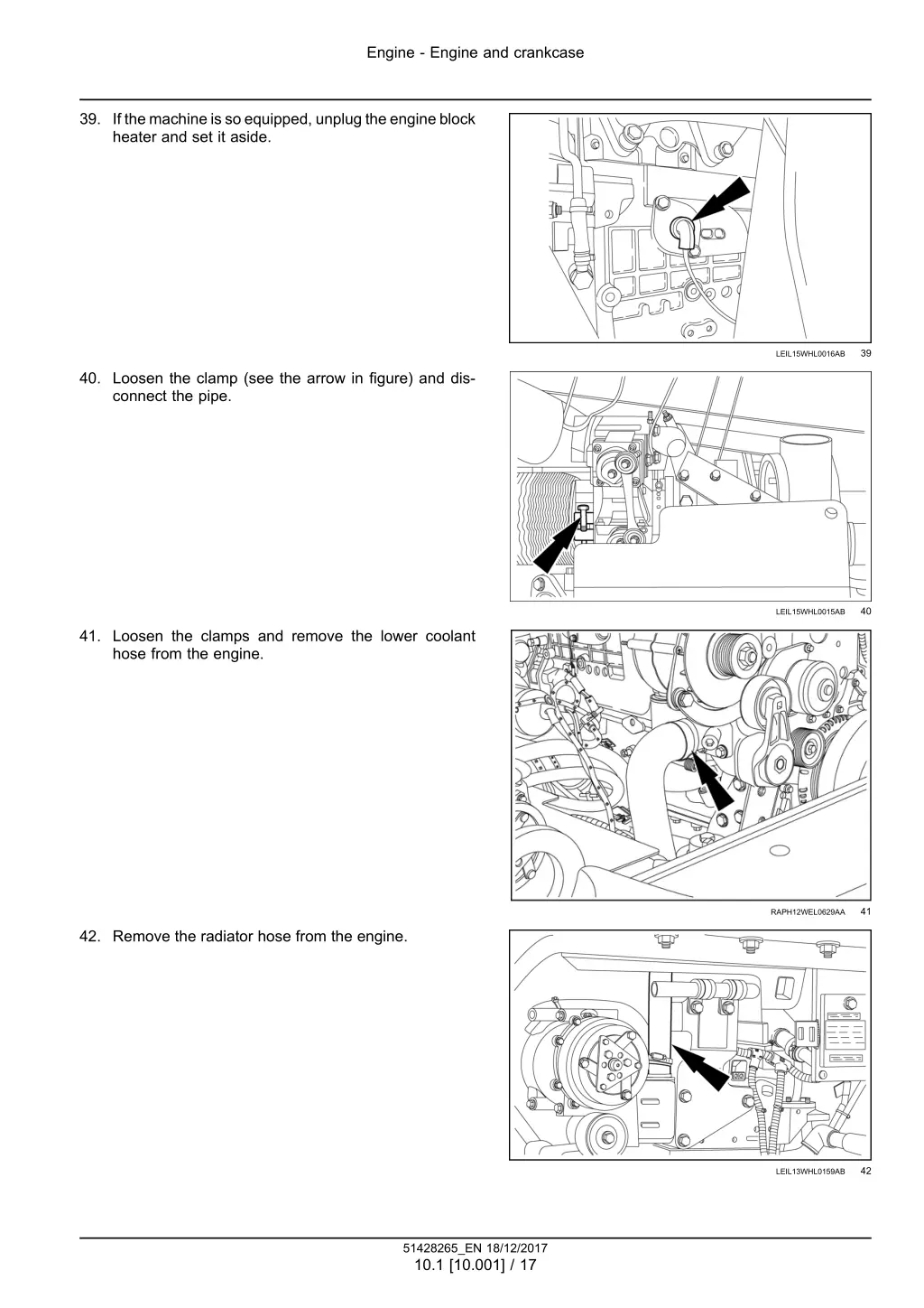 engine engine and crankcase 14