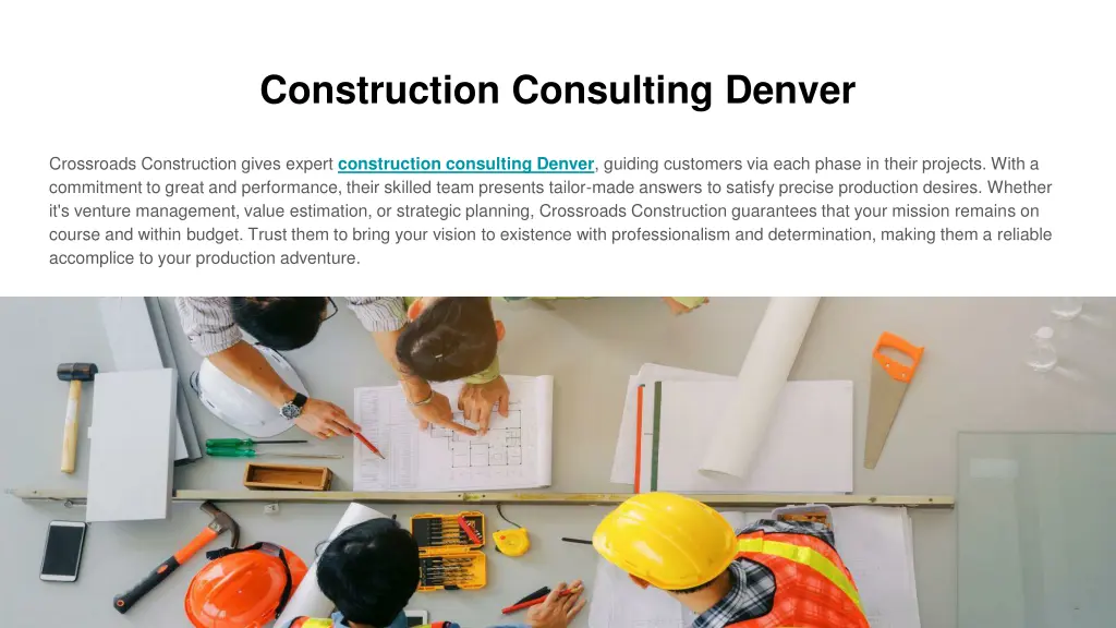 construction consulting denver