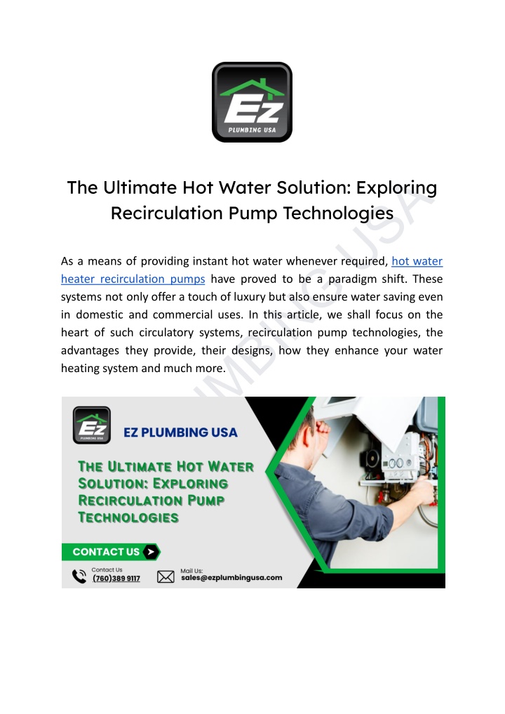 ez plumbing usa