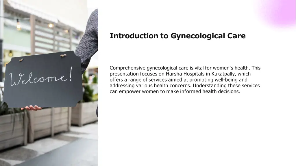 introduction to gynecological care