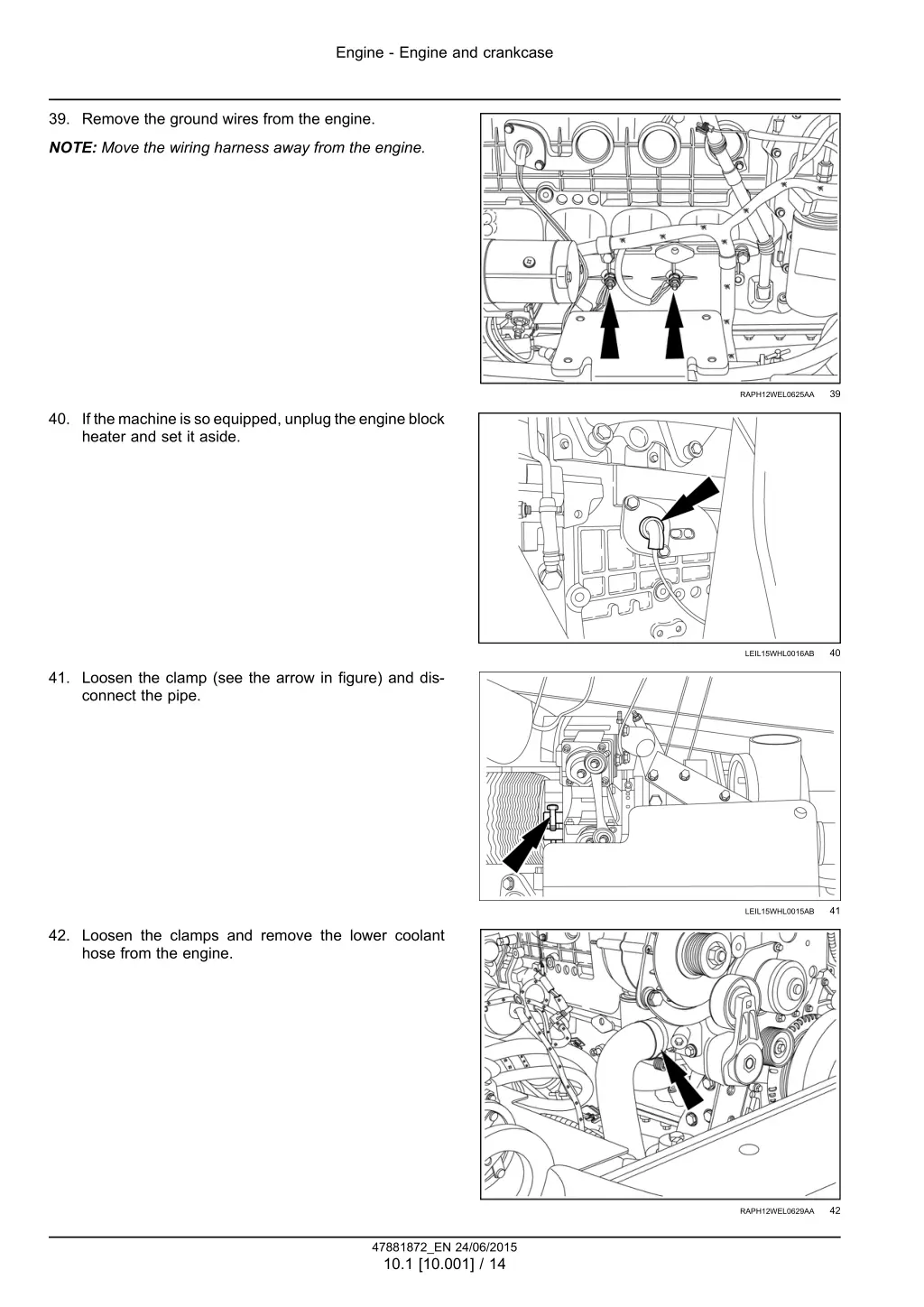 engine engine and crankcase 11