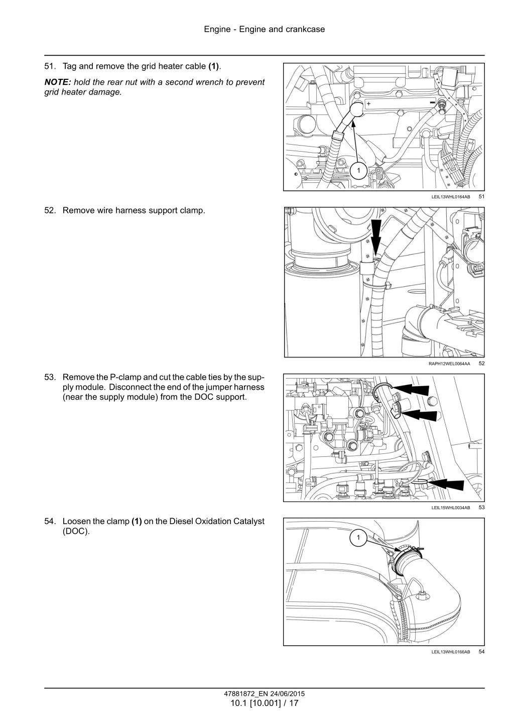 engine engine and crankcase 14