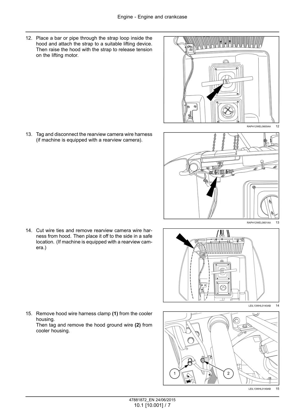 engine engine and crankcase 4