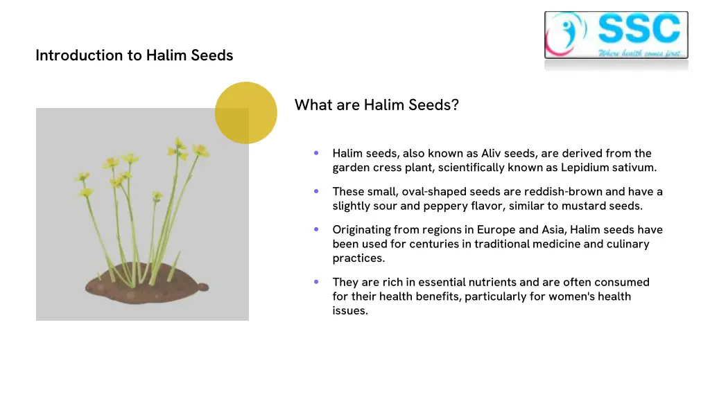 introduction to halim seeds