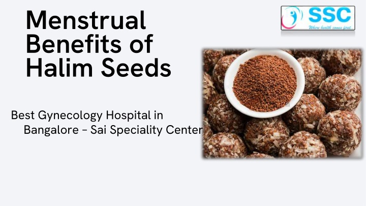 menstrual benefits of halim seeds