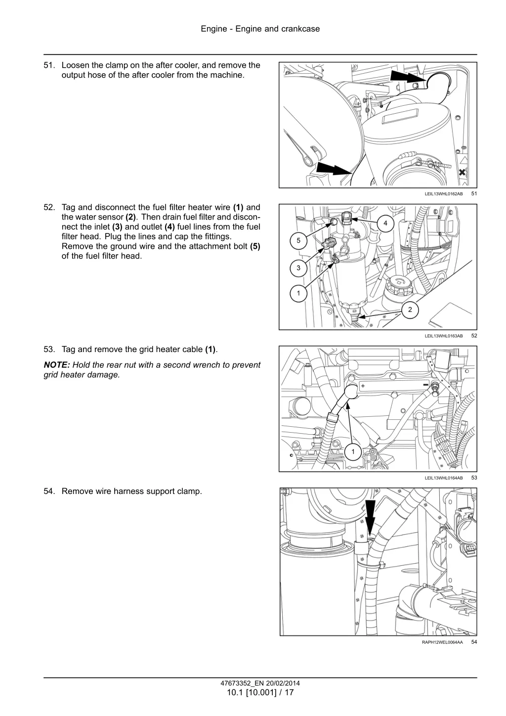 engine engine and crankcase 14