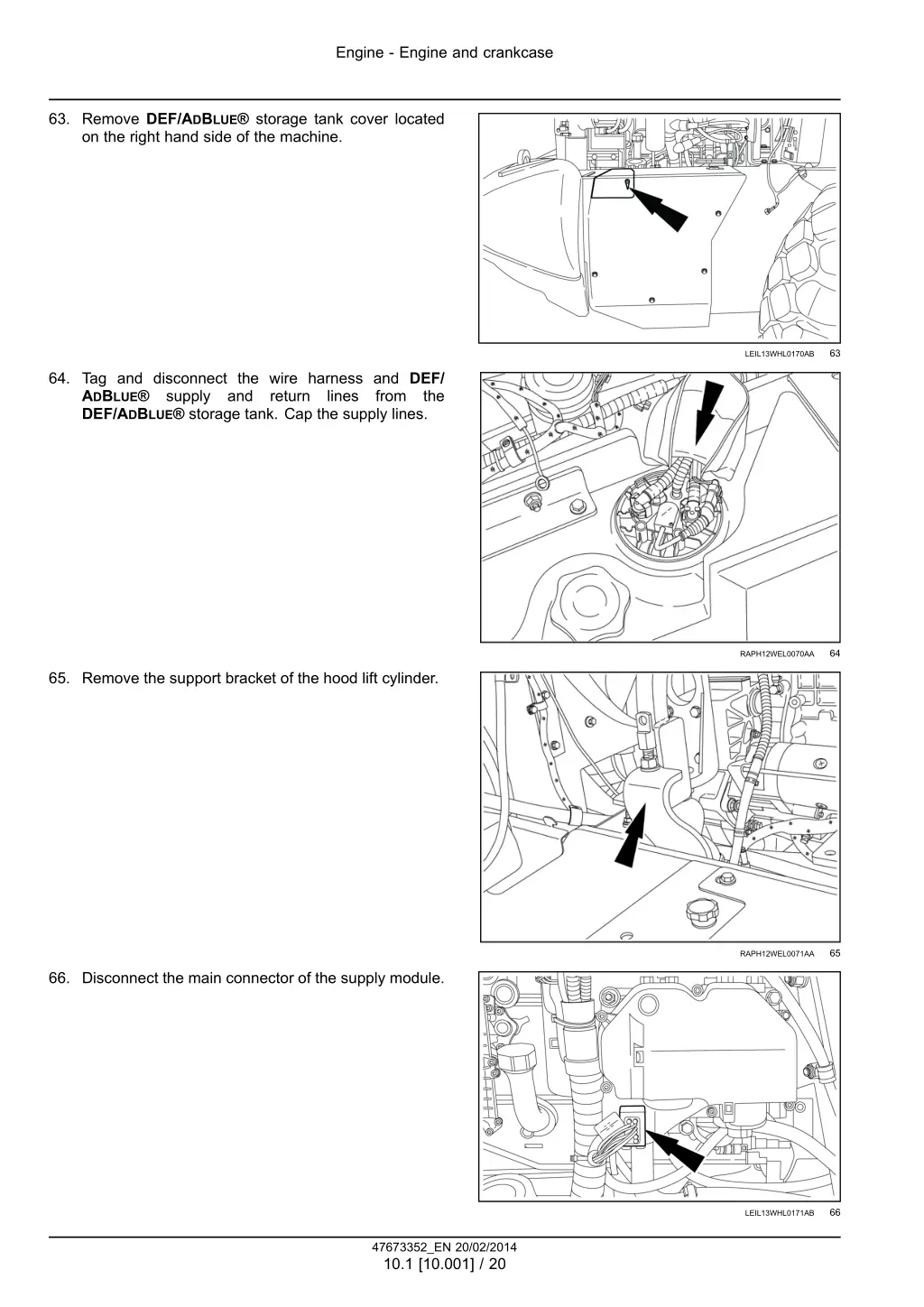 engine engine and crankcase 17