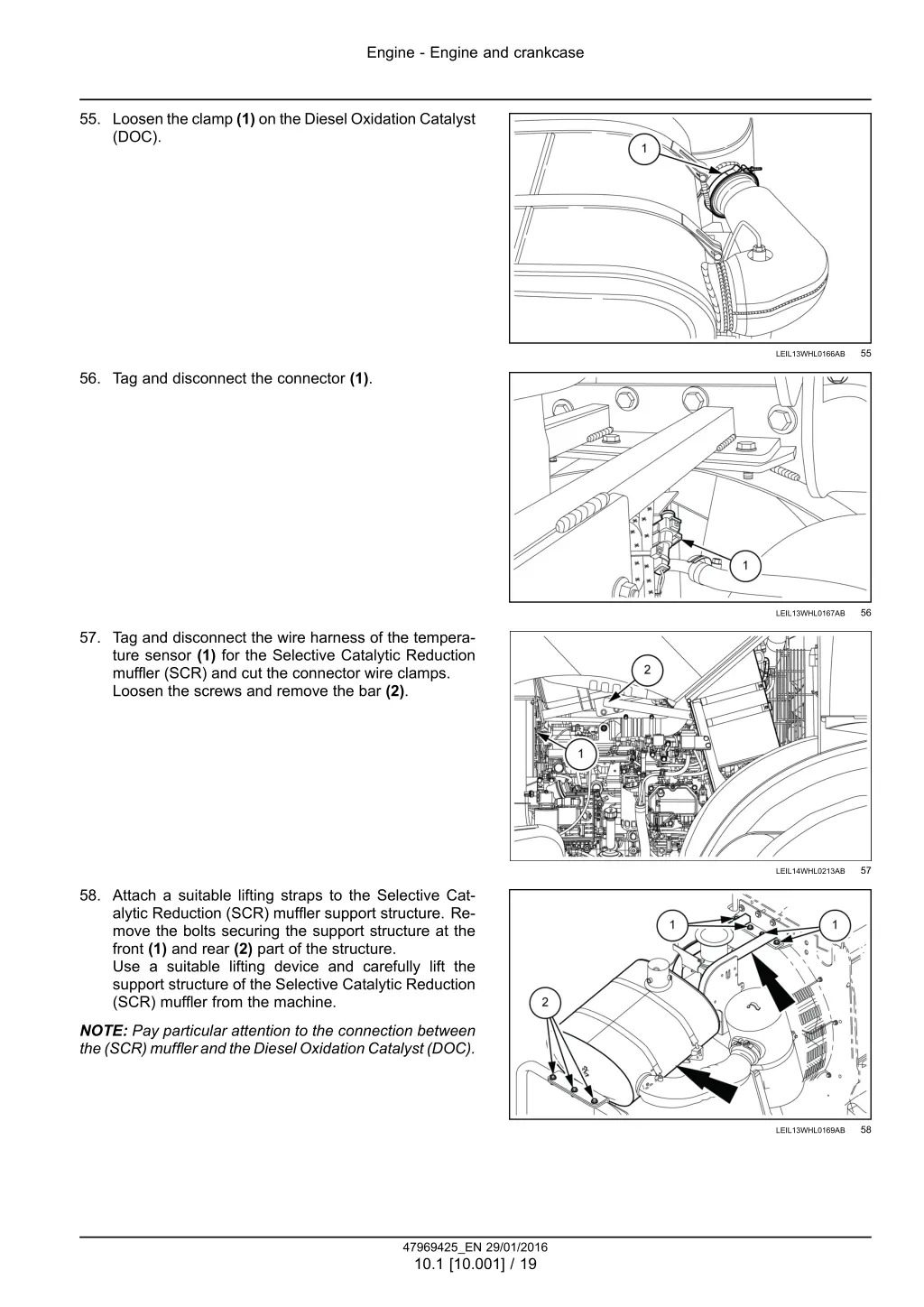 engine engine and crankcase 16