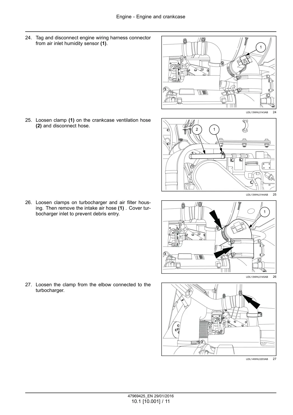 engine engine and crankcase 8