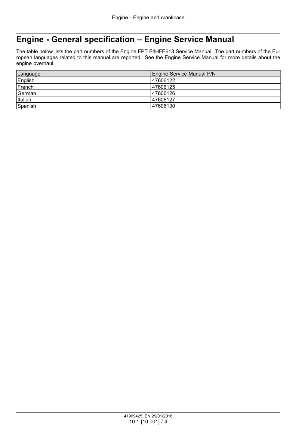 engine engine and crankcase 1