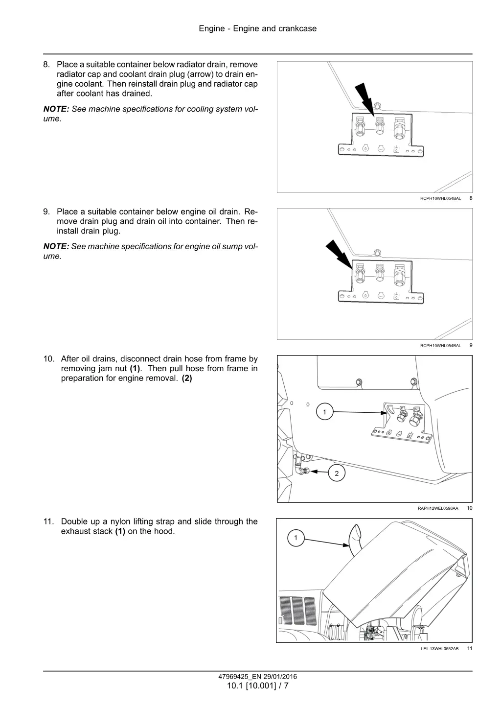 engine engine and crankcase 4