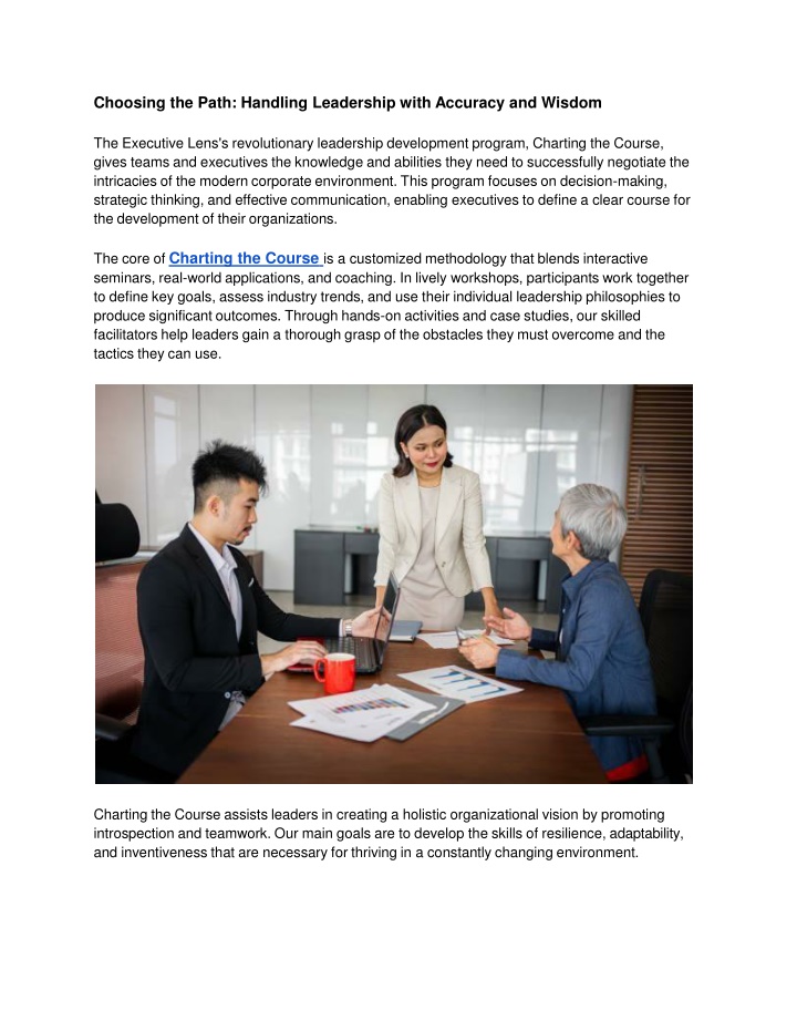 choosing the path handling leadership with