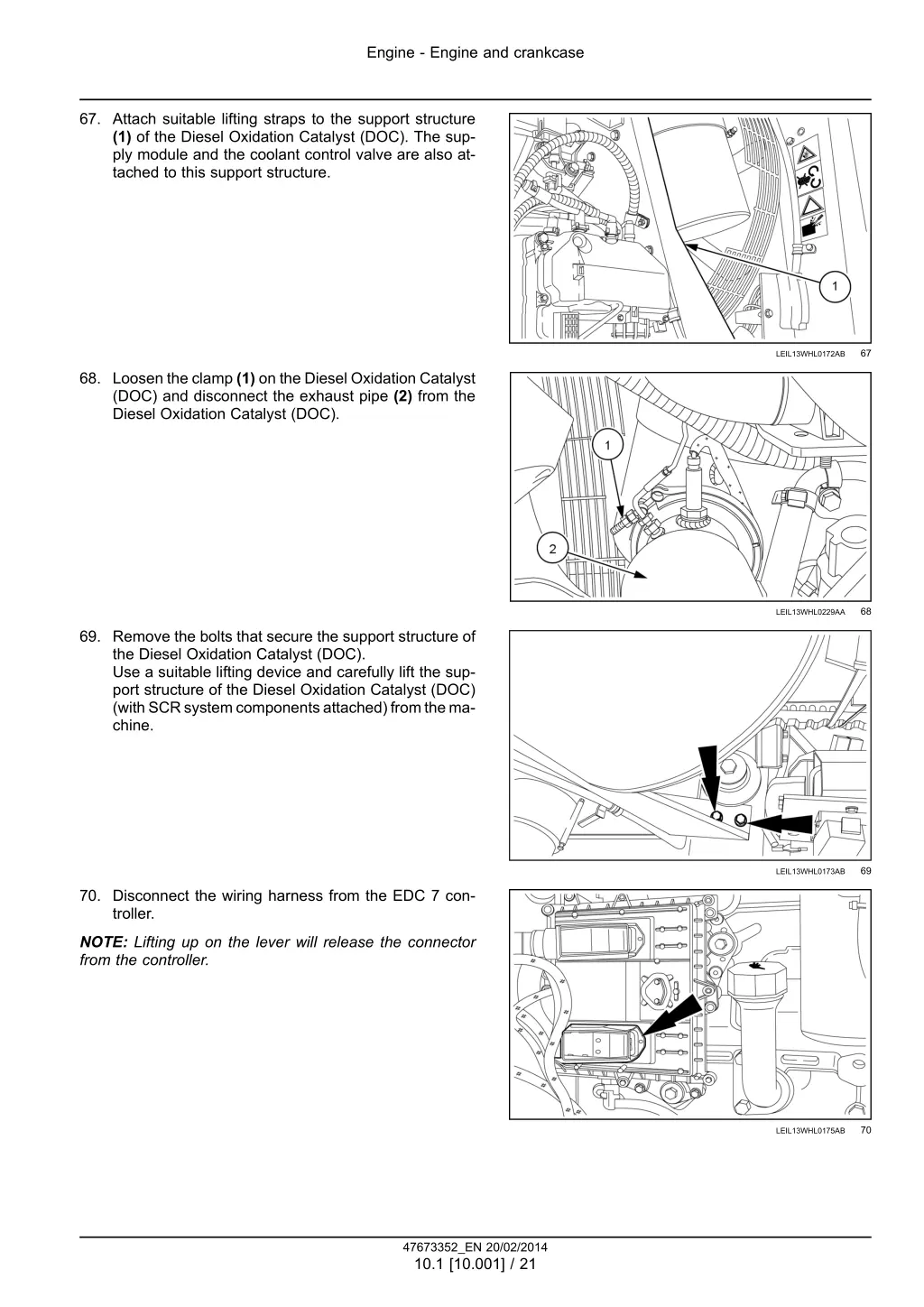 engine engine and crankcase 18