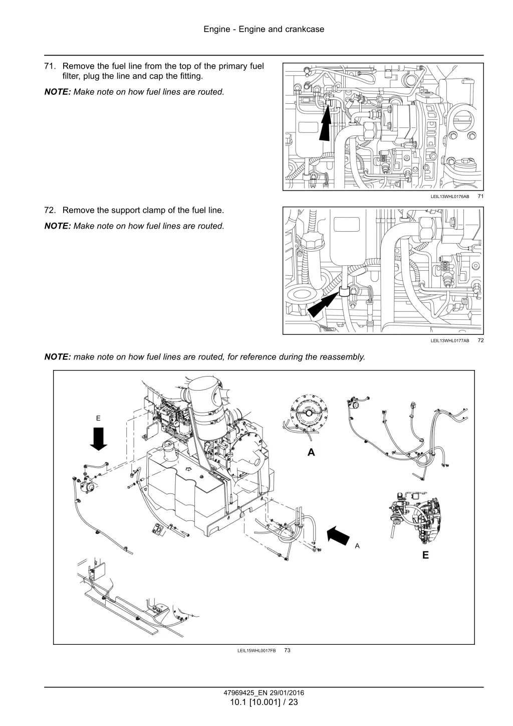 engine engine and crankcase 20