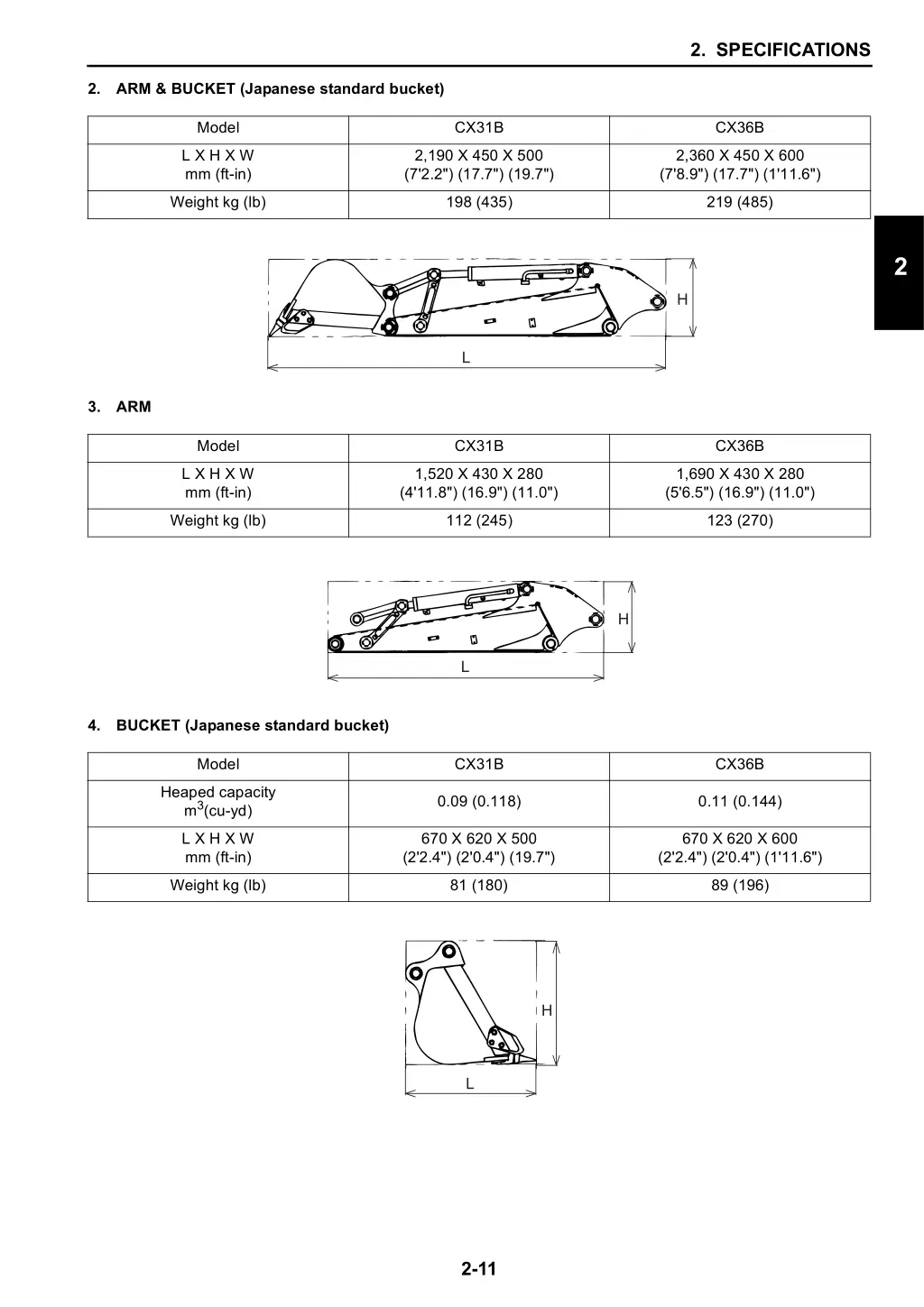 2 specifications 10