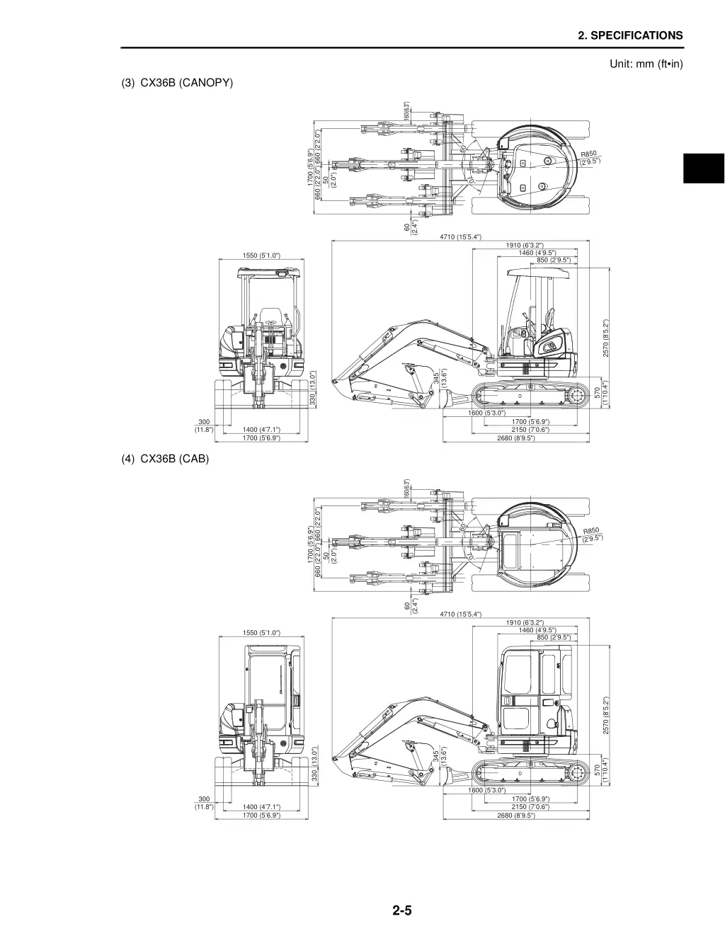 2 specifications 4