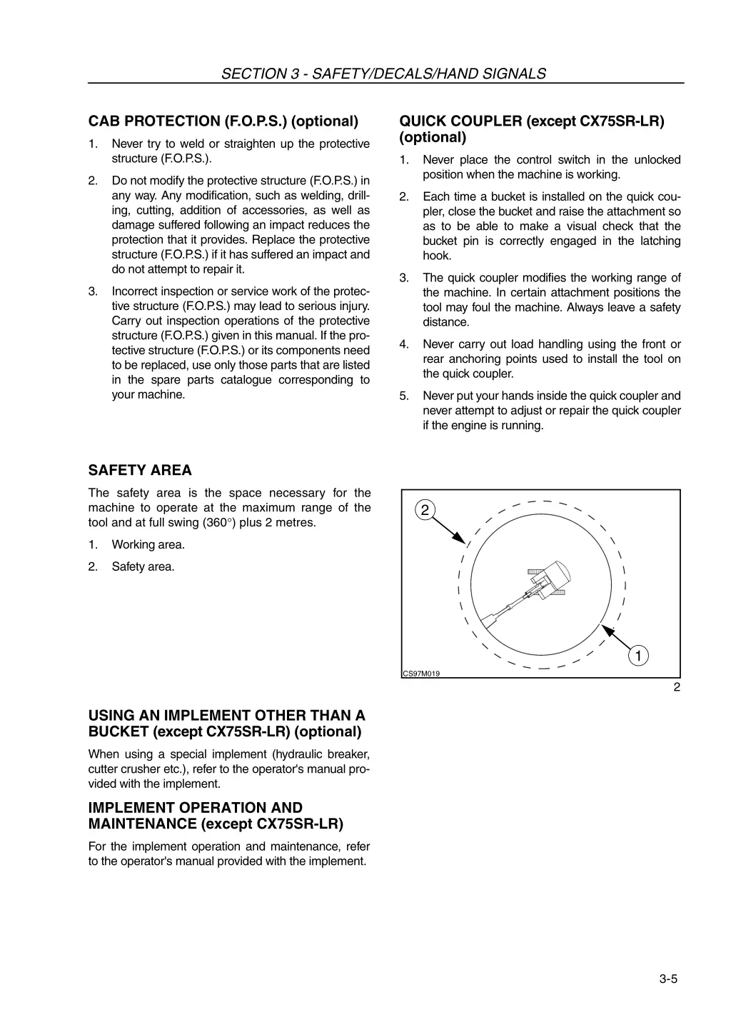 section 3 safety decals hand signals 3