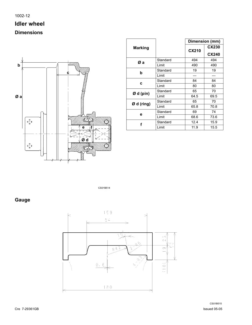 1002 12 idler wheel