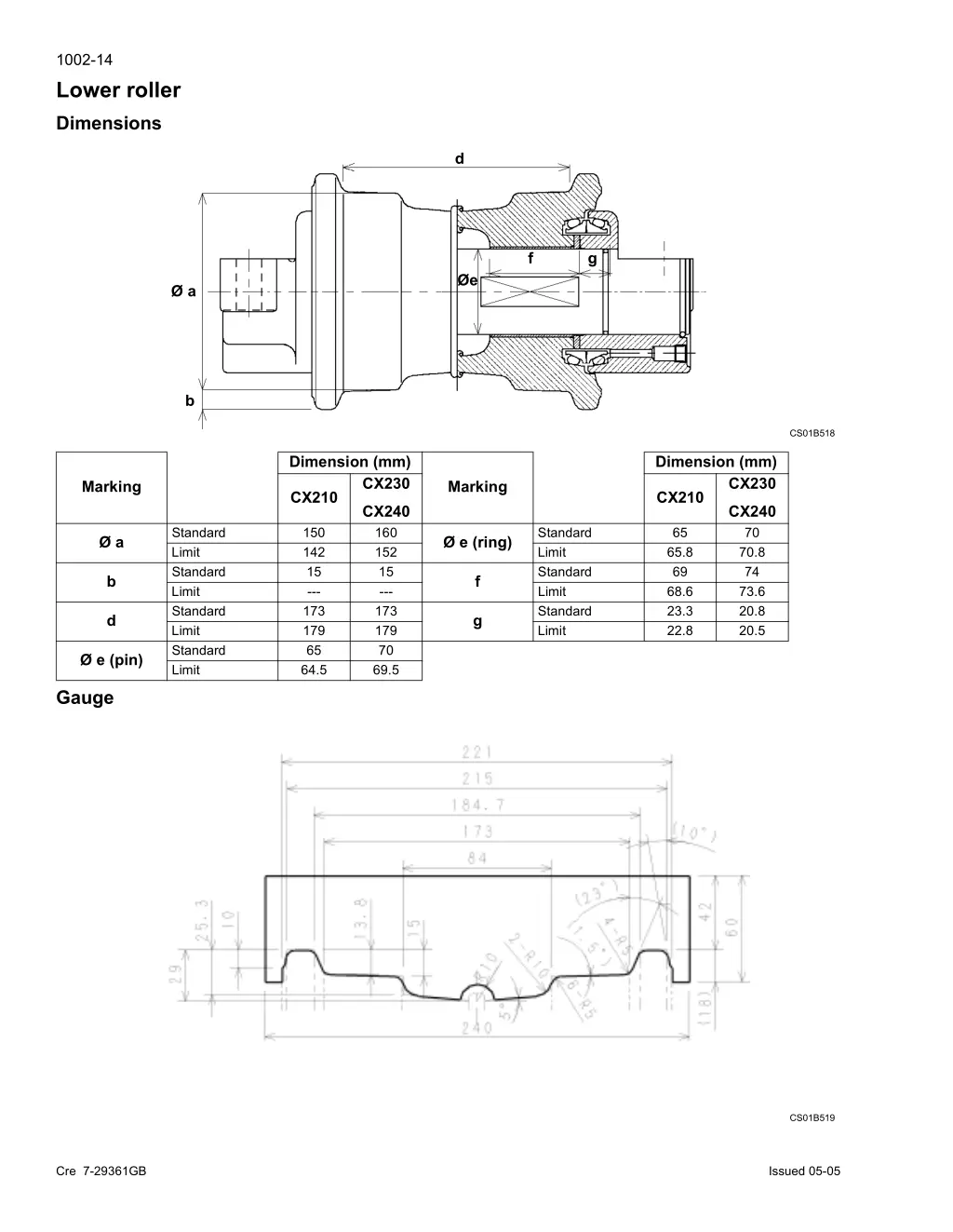 1002 14 lower roller