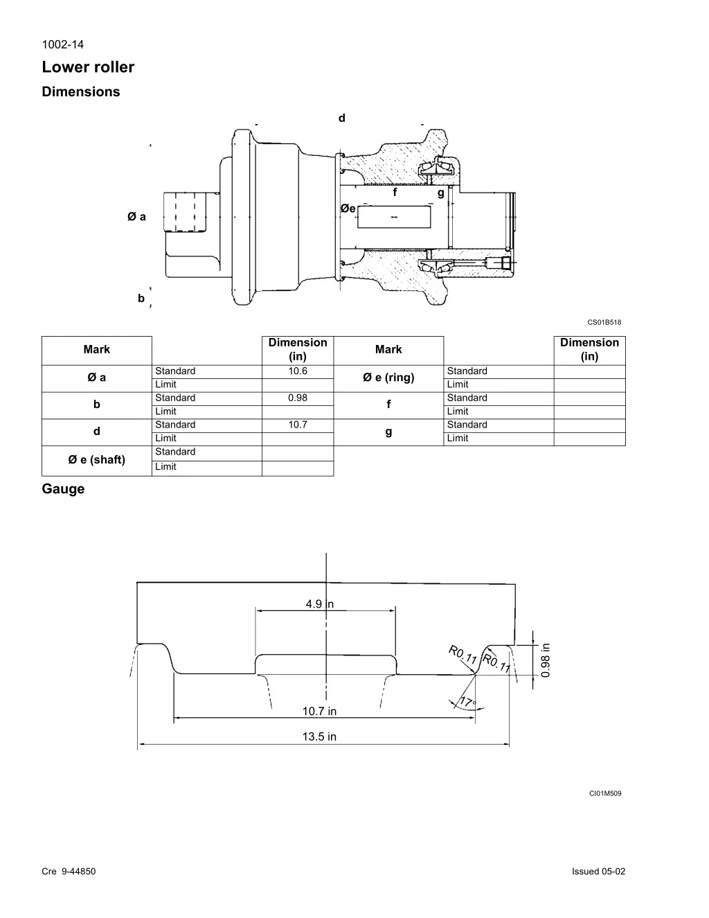 1002 14 lower roller