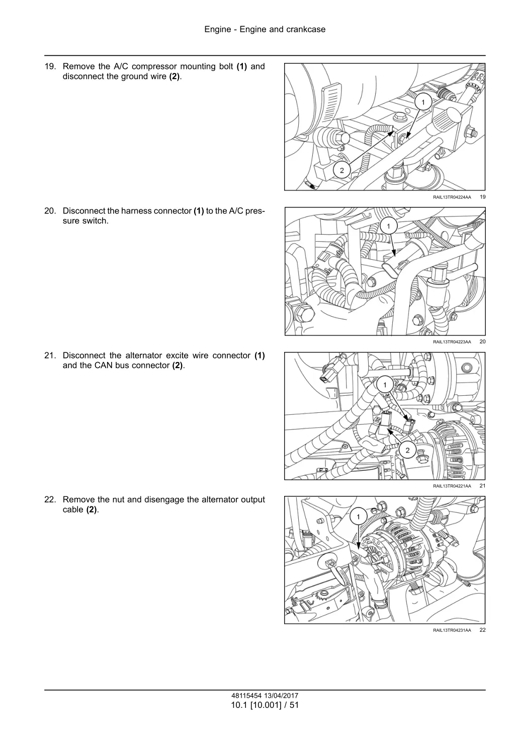 engine engine and crankcase 6