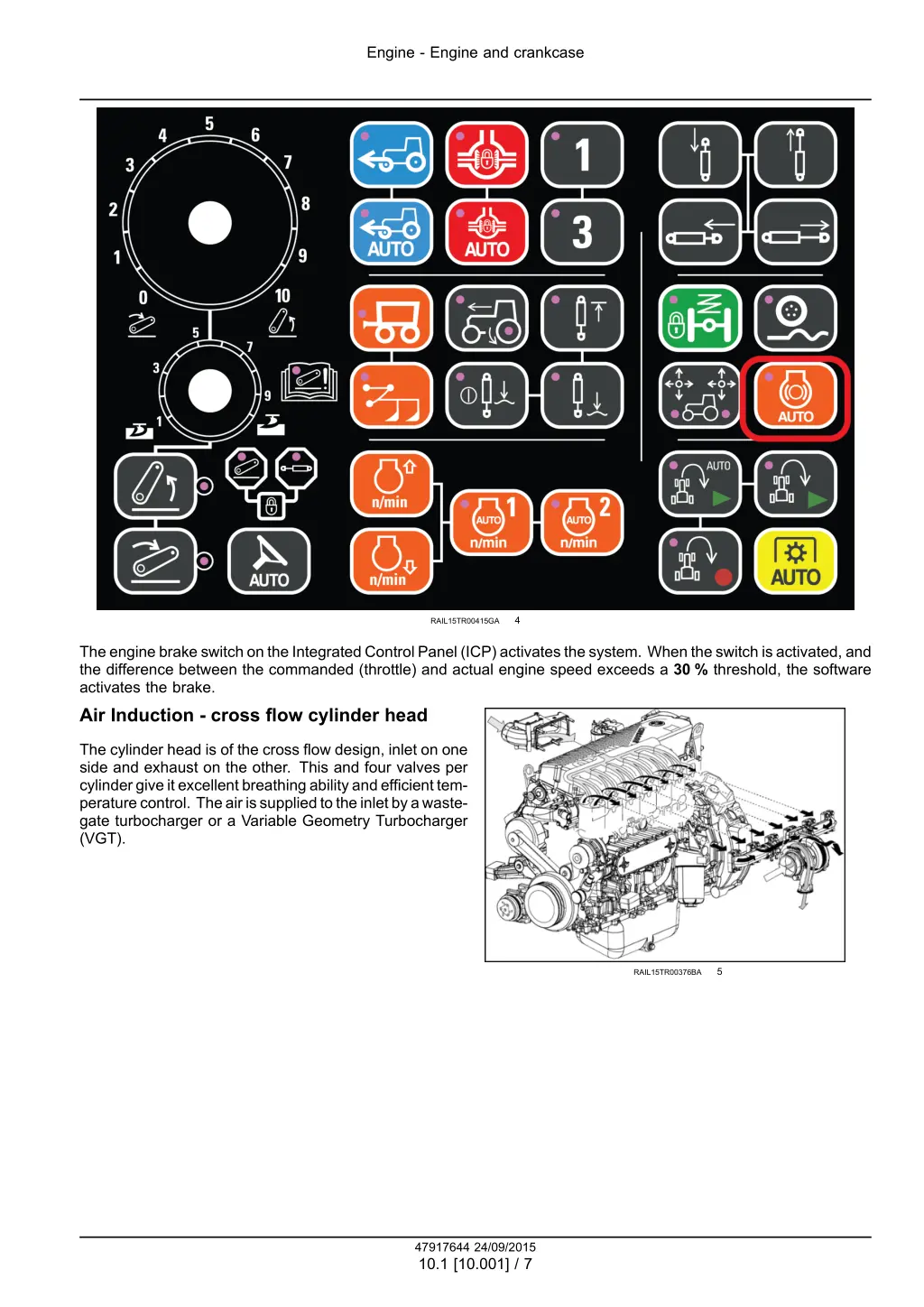 engine engine and crankcase 4