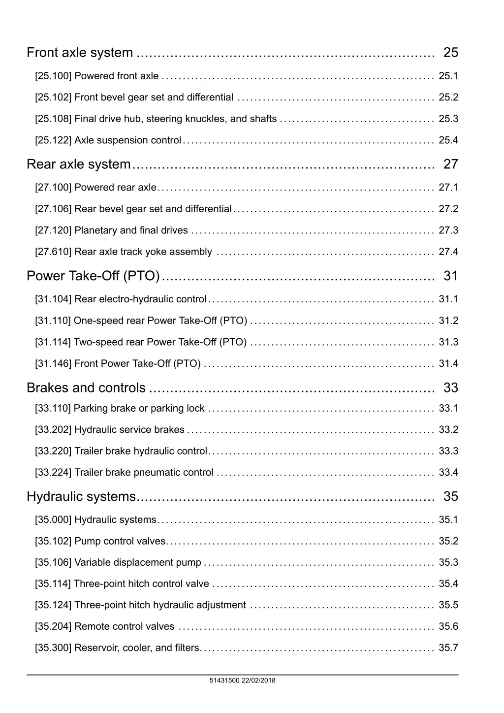 front axle system 25