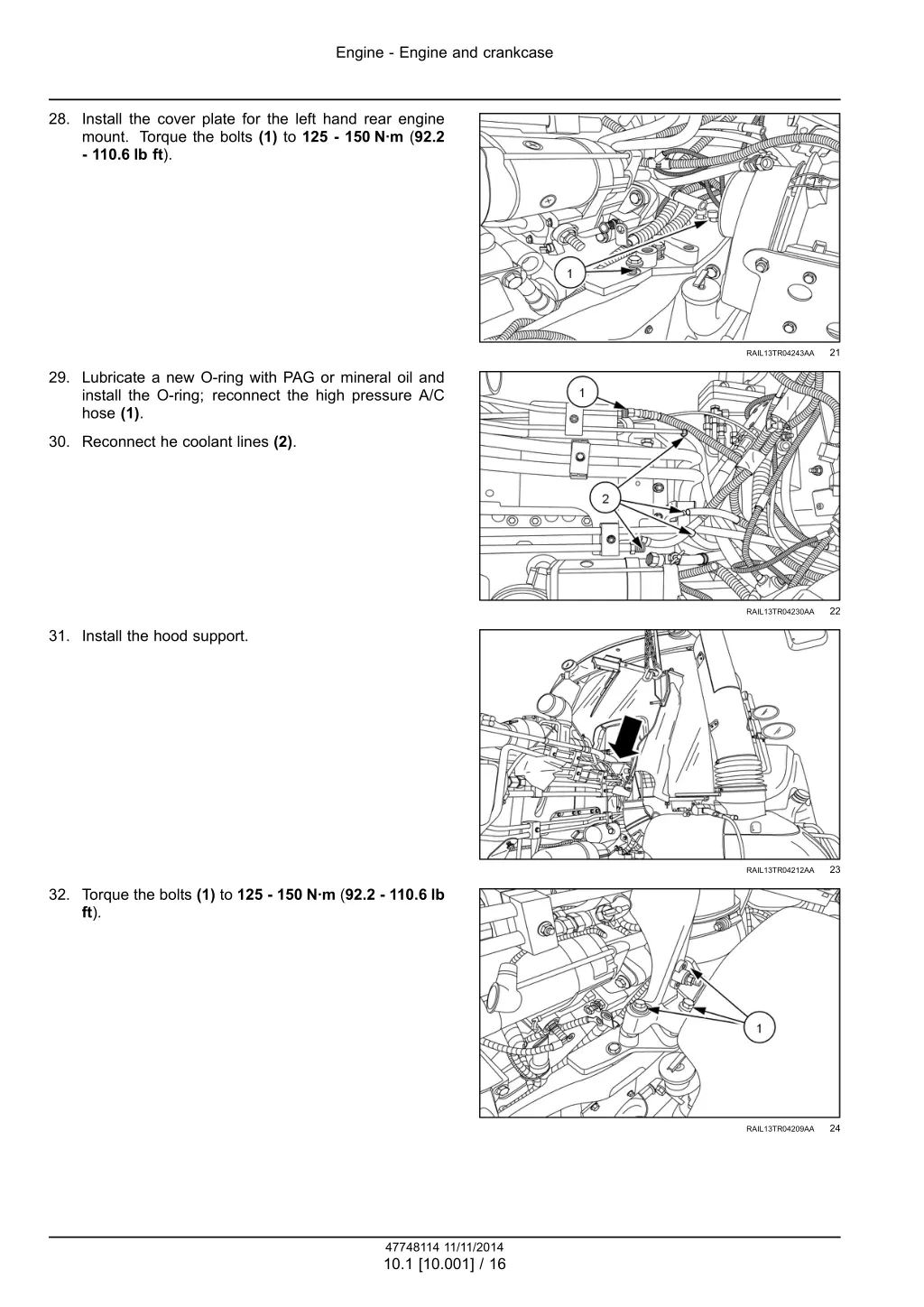 engine engine and crankcase 13