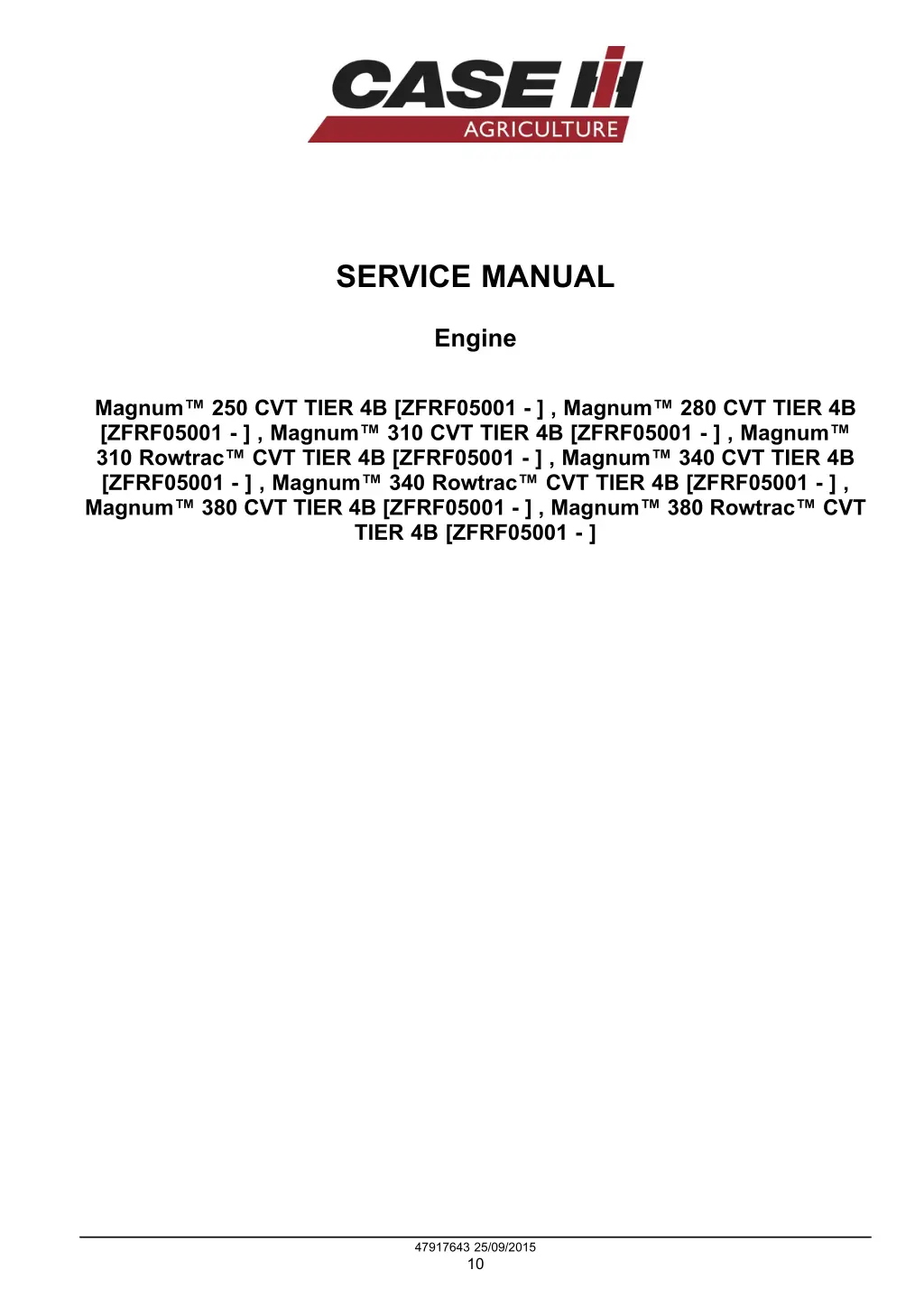 service manual 1