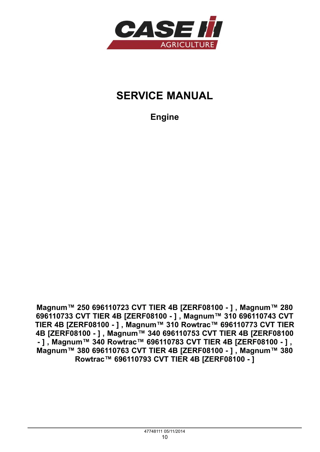 service manual 1