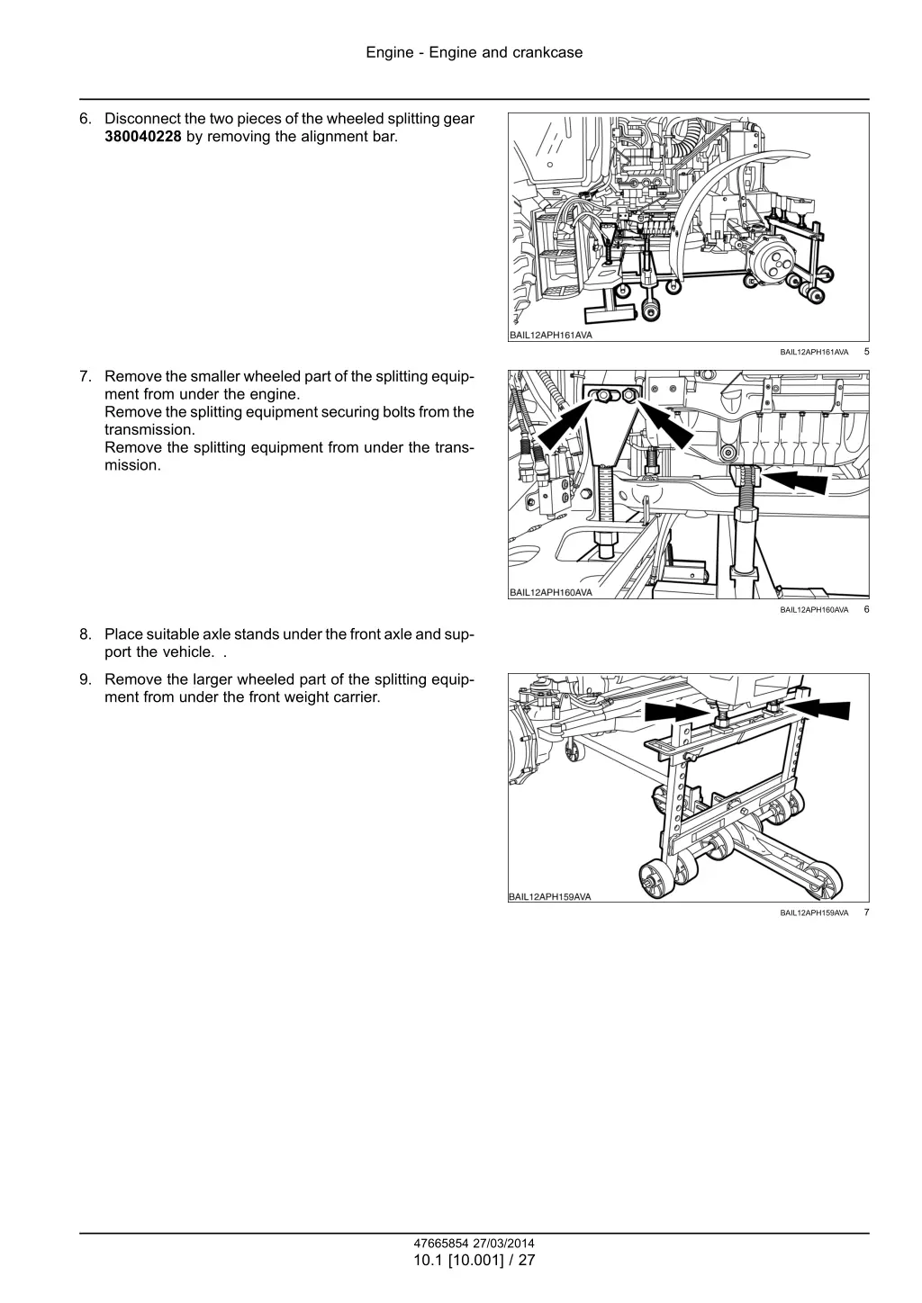 engine engine and crankcase 14