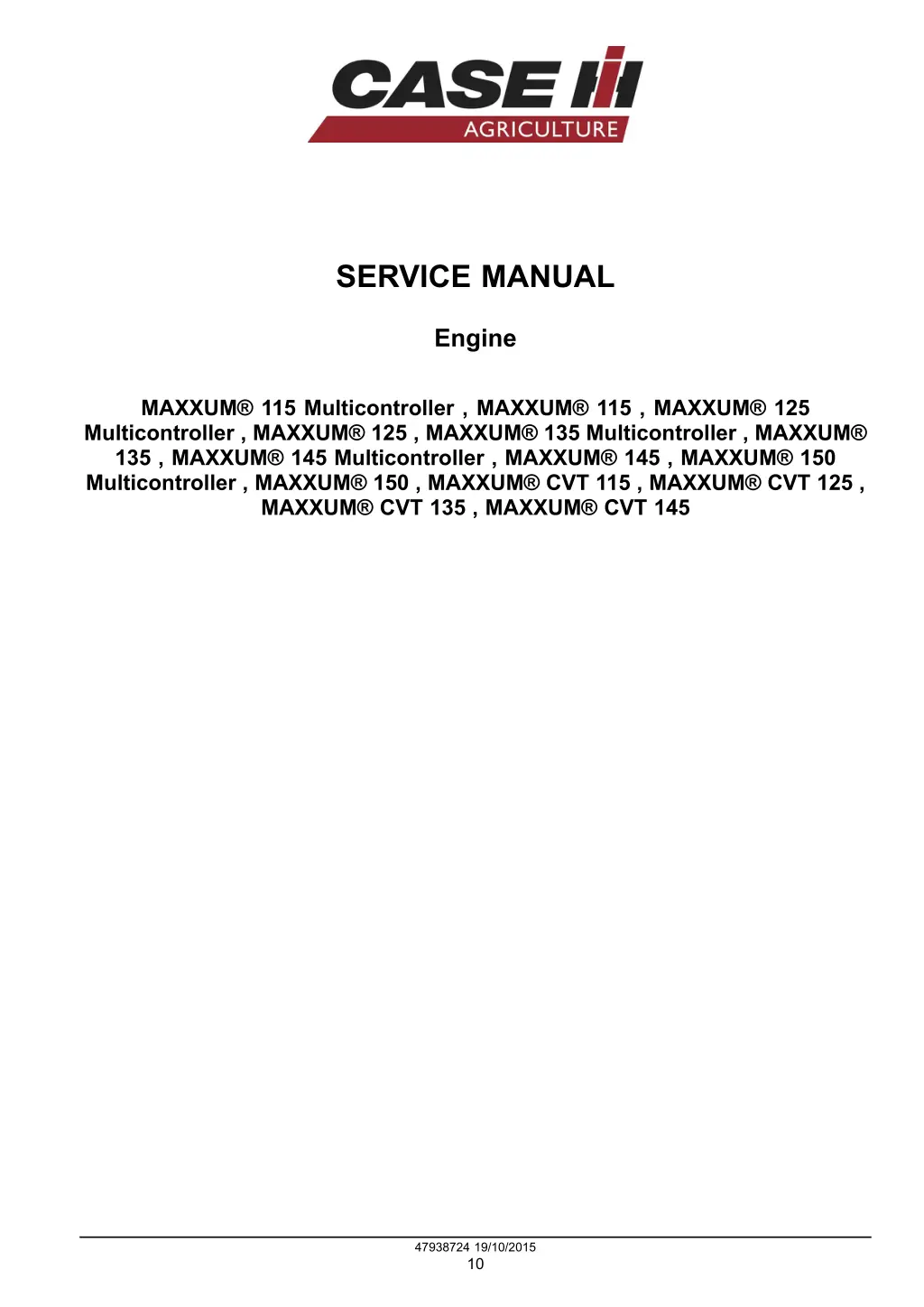 service manual 1