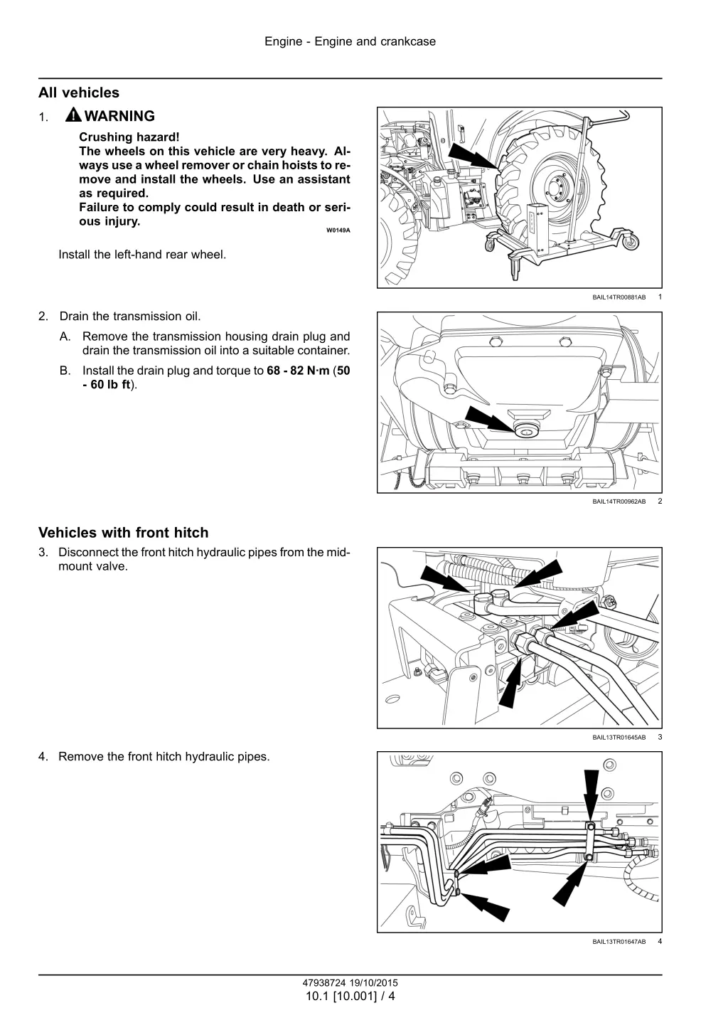 engine engine and crankcase 1