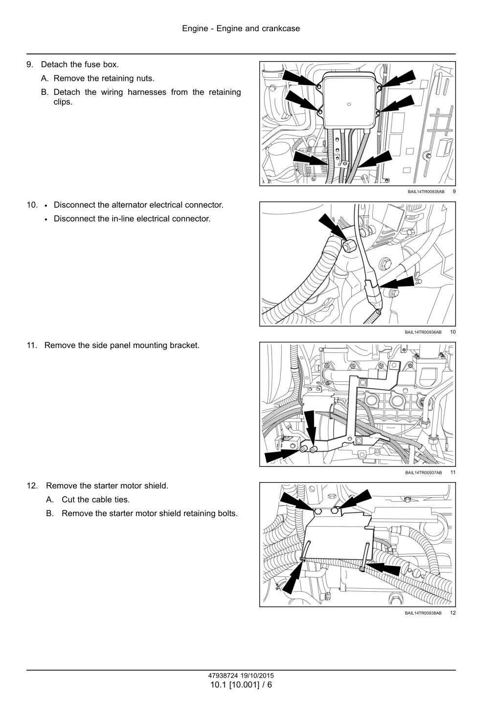 engine engine and crankcase 3