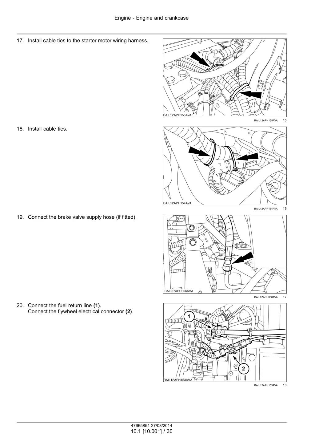 engine engine and crankcase 17