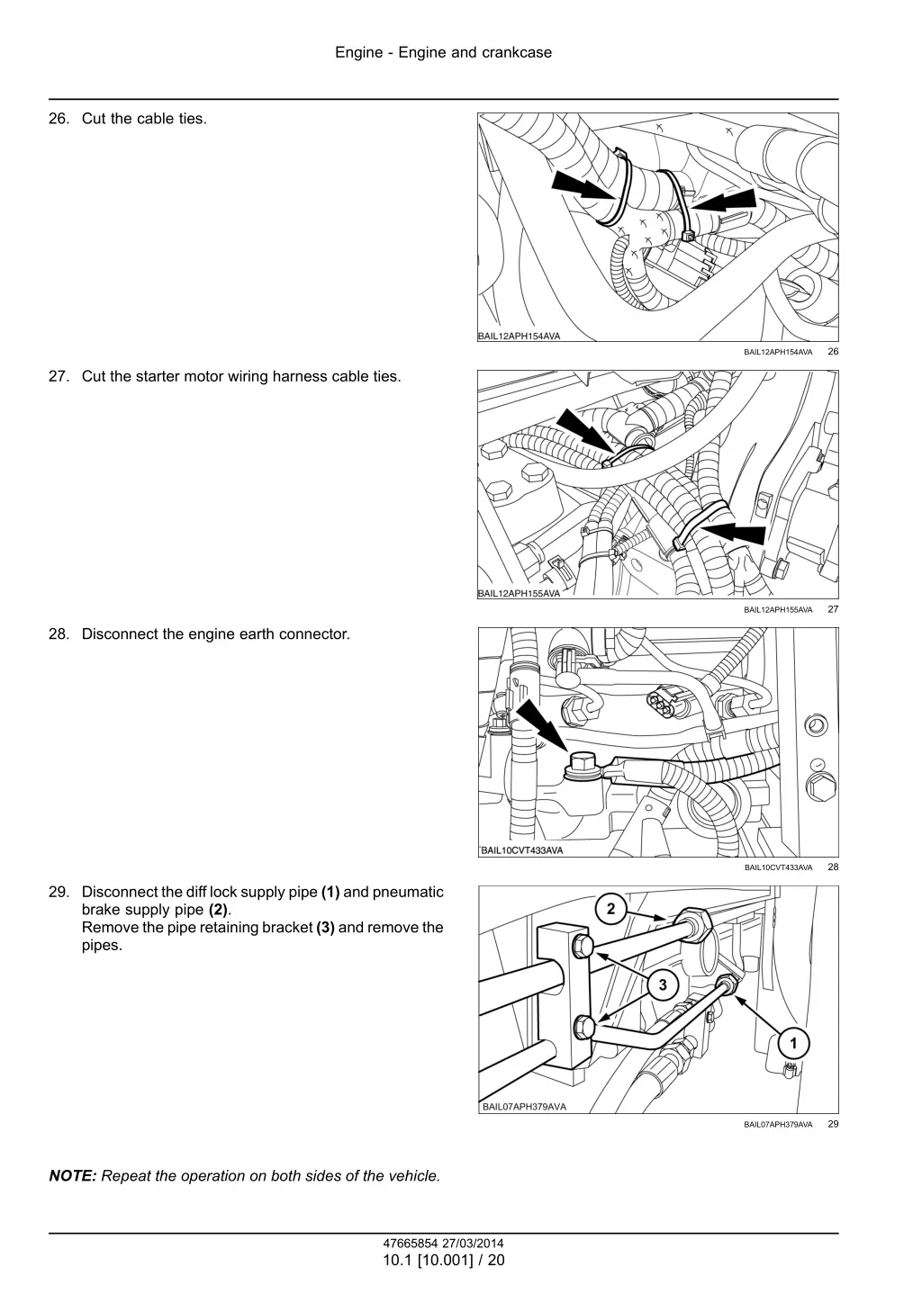 engine engine and crankcase 7