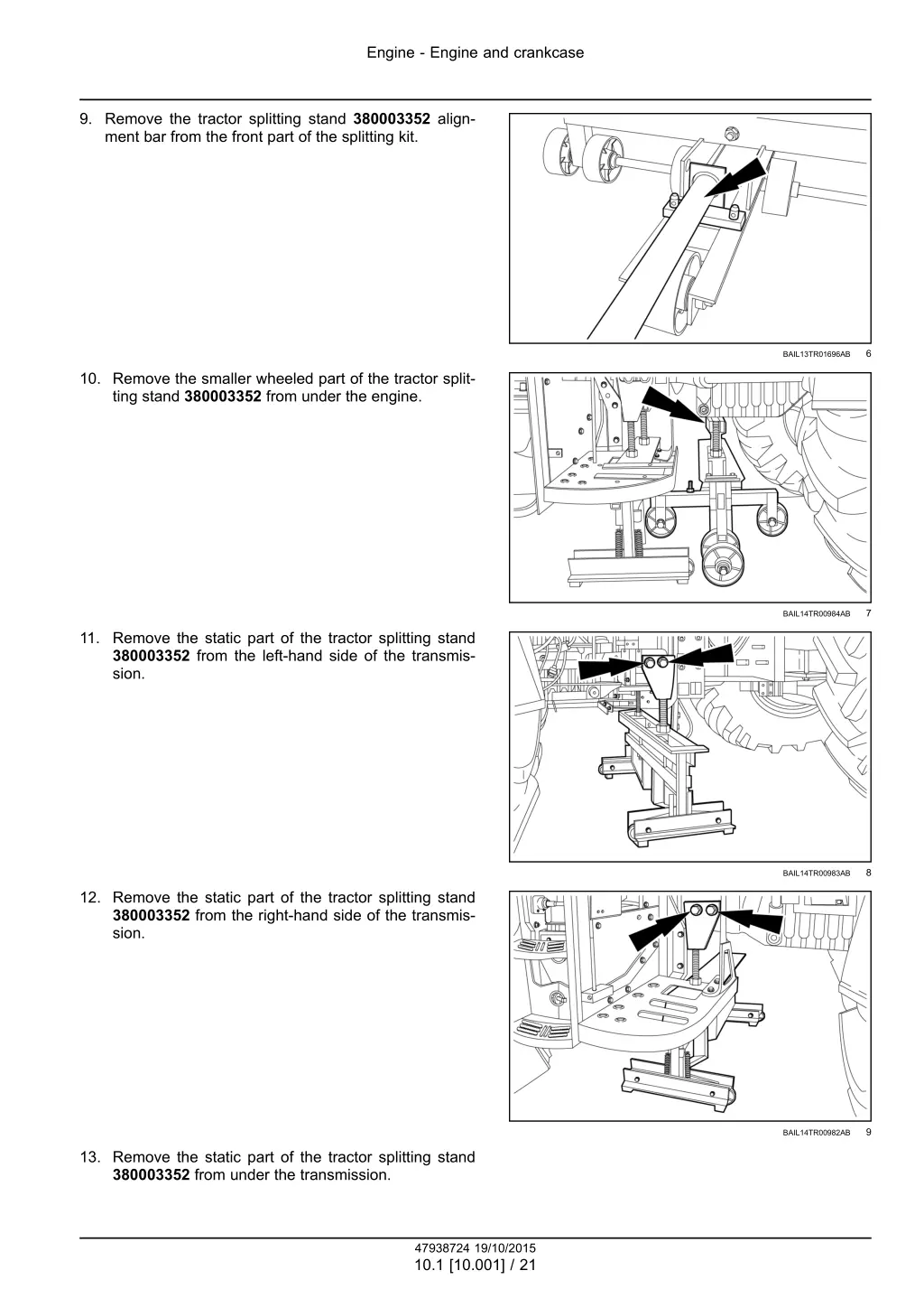 engine engine and crankcase 18