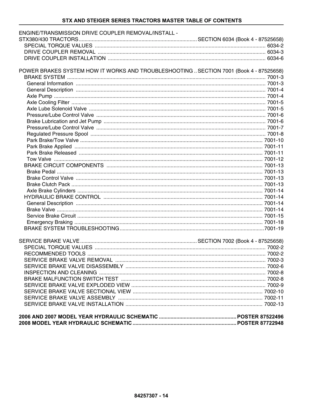 stx and steiger series tractors master table 13