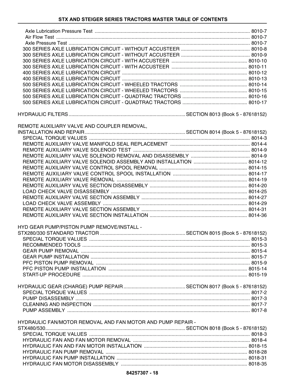 stx and steiger series tractors master table 17