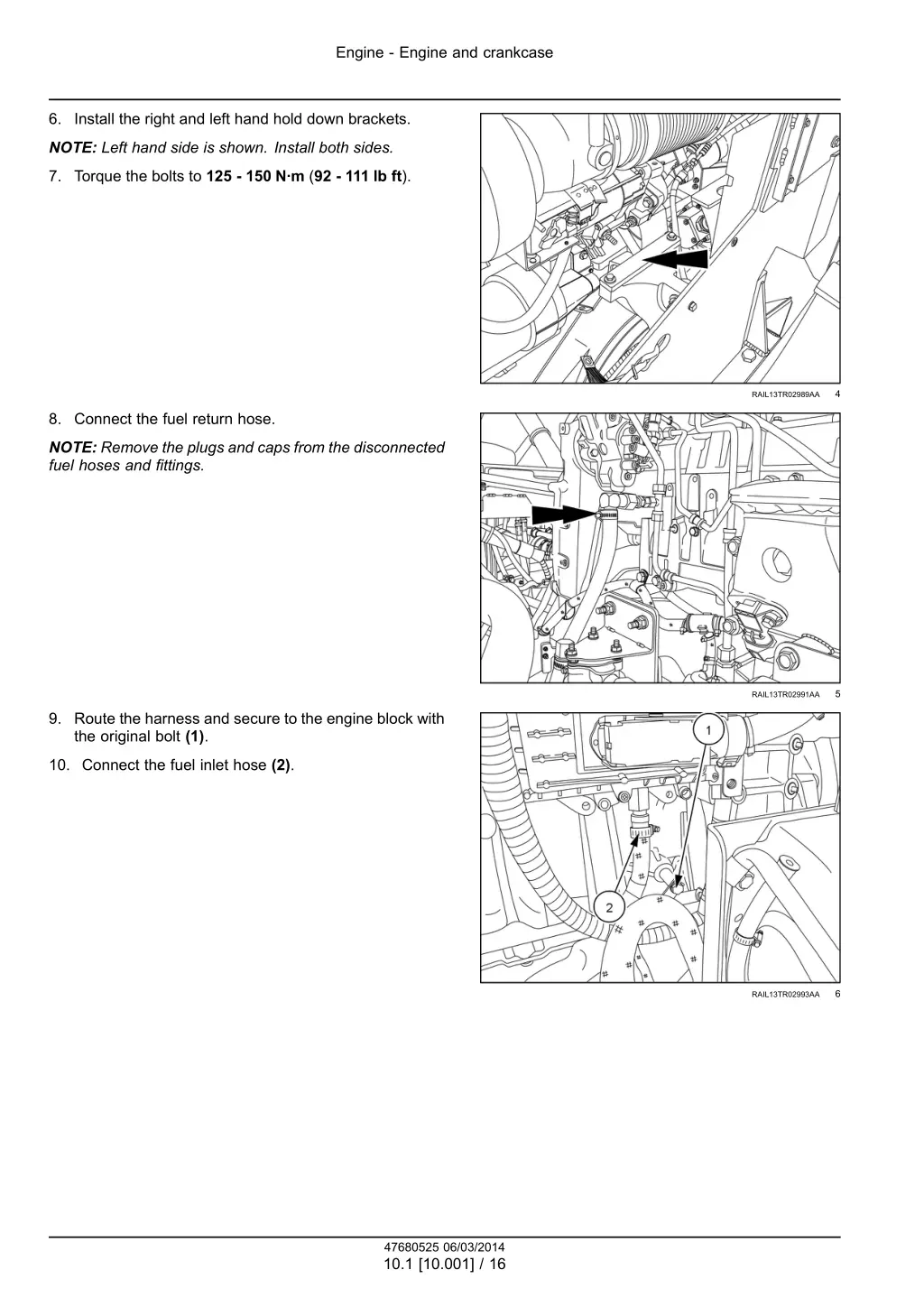 engine engine and crankcase 13