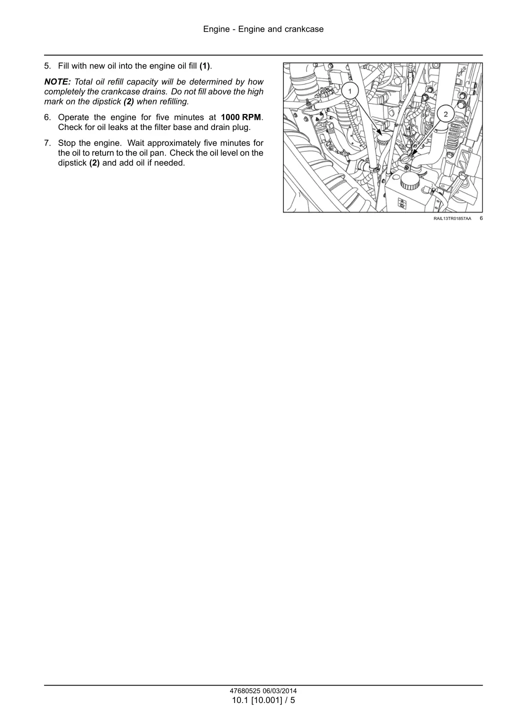 engine engine and crankcase 2