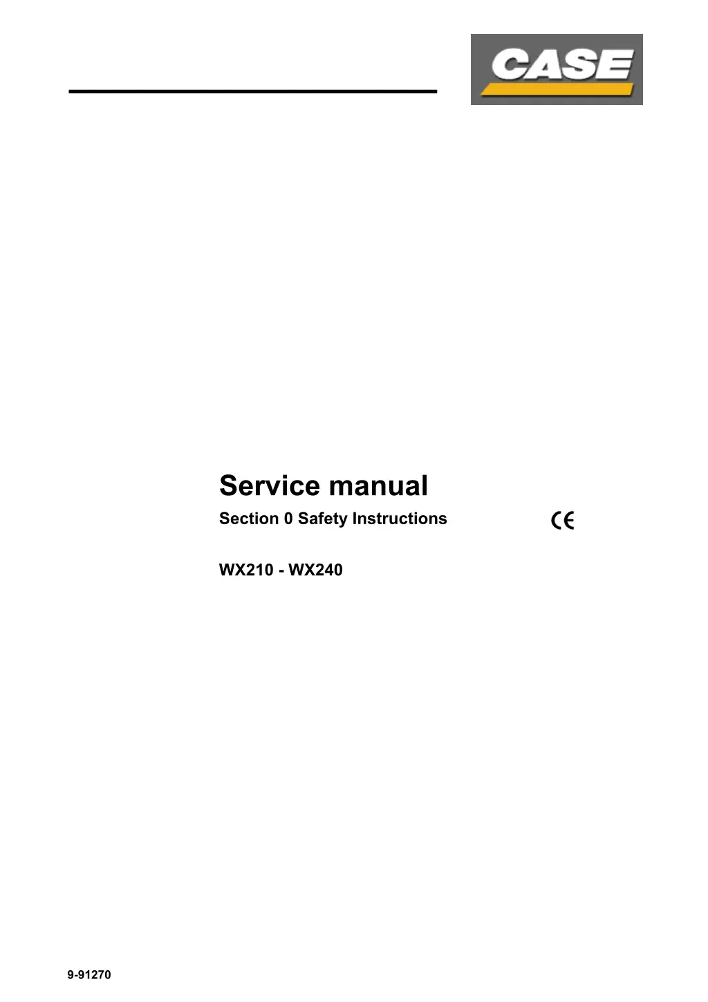 service manual section 0 safety instructions