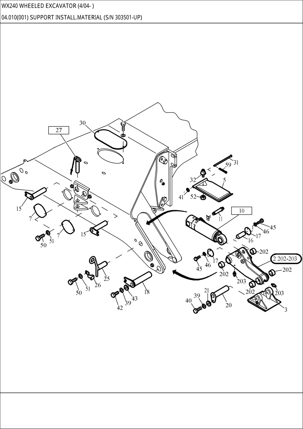 wx240 wheeled excavator 4 04 26