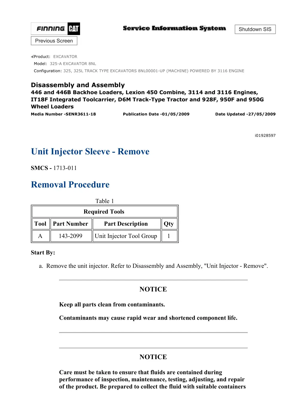 325 325l track type excavators 8nl00001 18