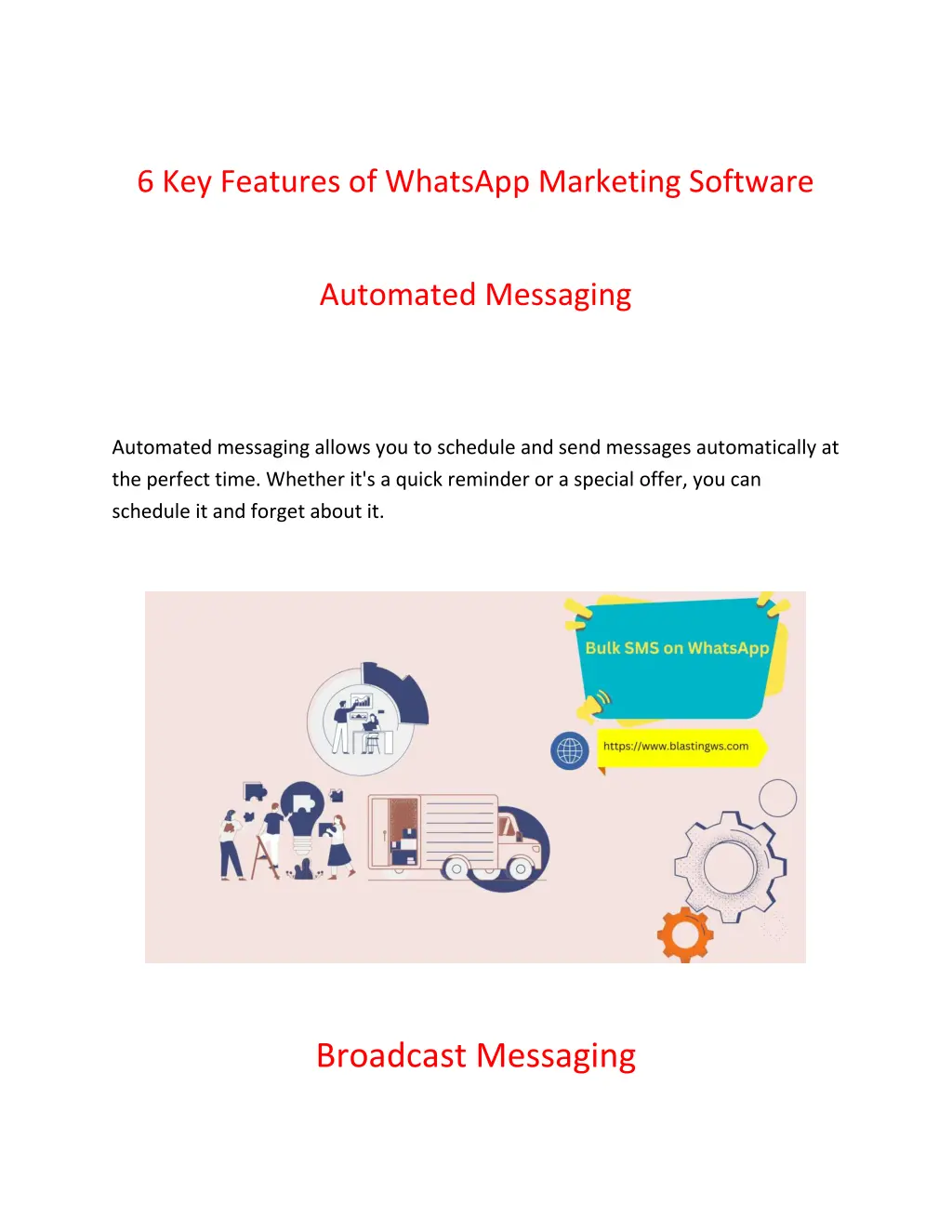 6 key features of whatsapp marketing software