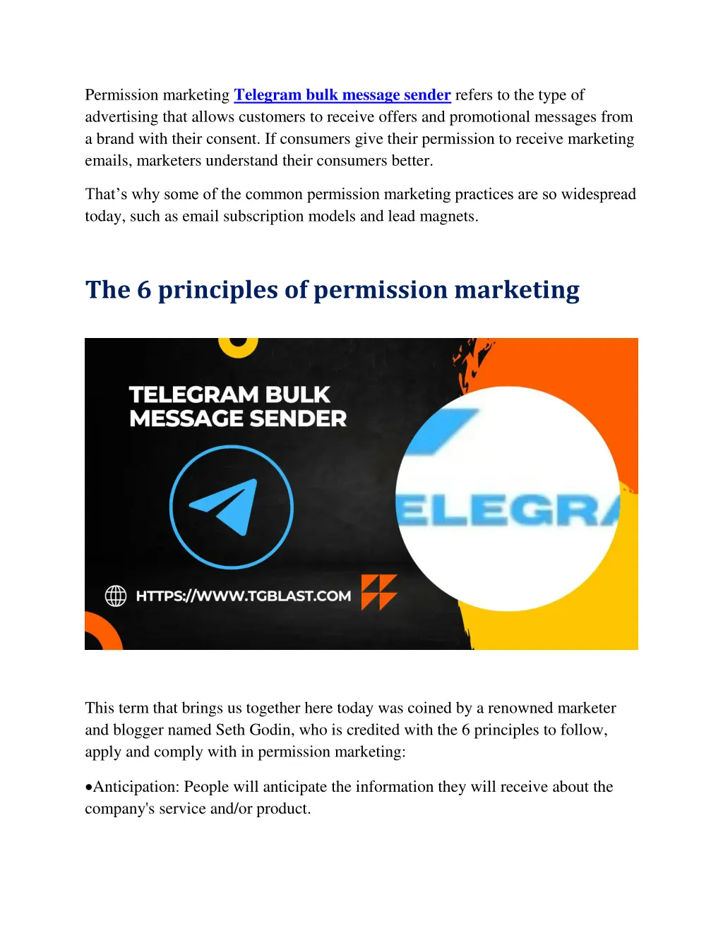 permission marketing telegram bulk message sender