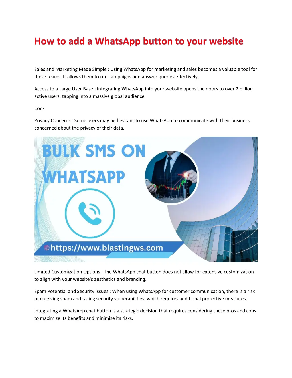 sales and marketing made simple using whatsapp