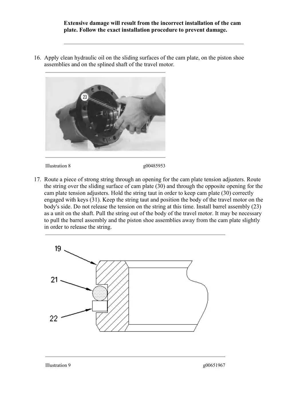 supplementary service information disassembly 12